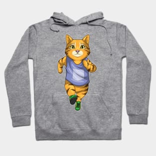 Cat Runner Running Sports Hoodie